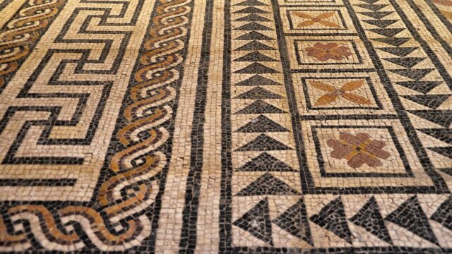 XIII Nacional – foto mosaico romano de medinaceli